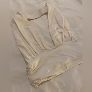 Princess Polly white halter top